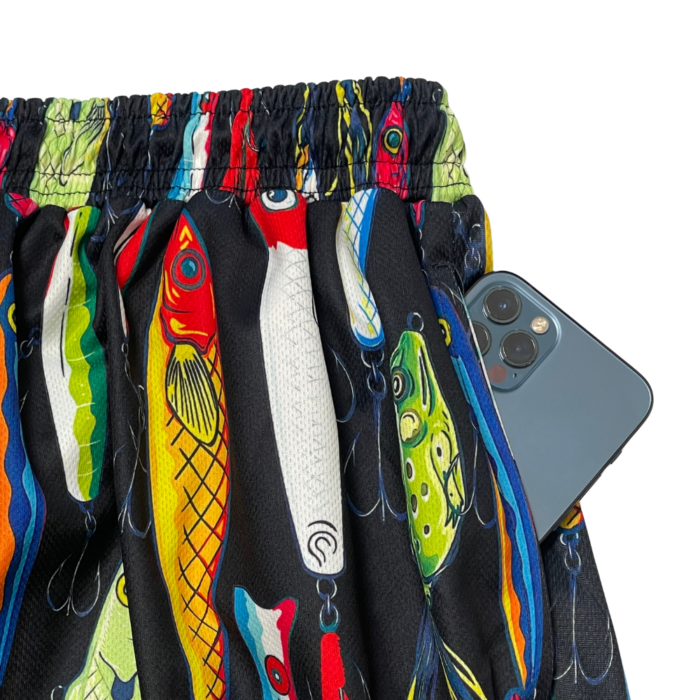 Men’s Fishing Lure Shorts – Quick Dry
