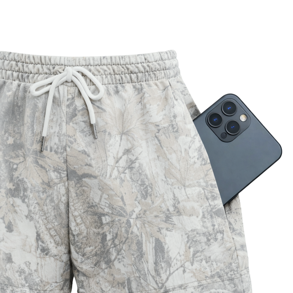 Men’s Camo Mesh Workout Shorts – Athletic Fit