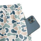 Men’s Camo Athletic Shorts – Duck Hunting Style