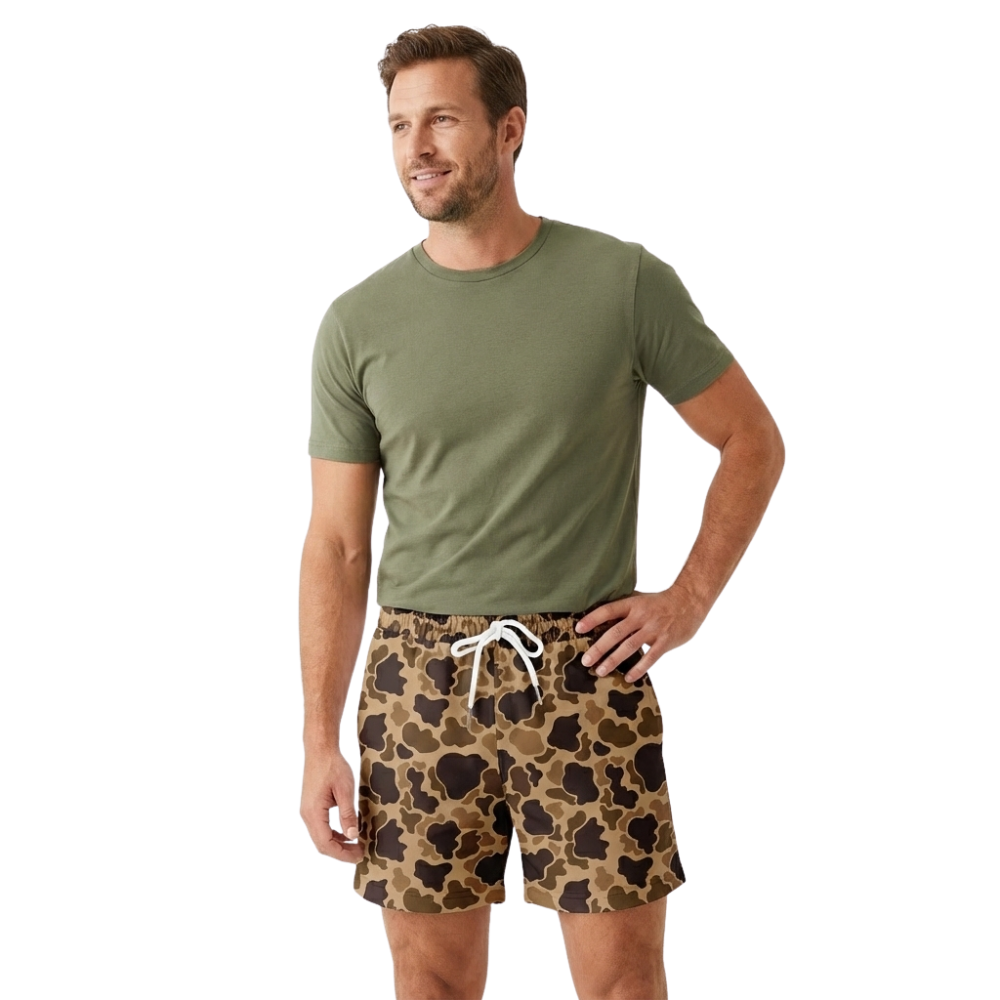 Men’s Duck Camo Shorts – Quick Dry Mesh