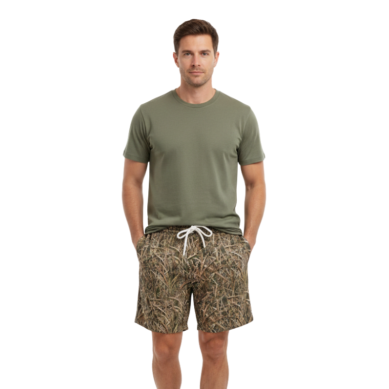 Men’s Duck Camo Shorts – Quick Dry Mesh