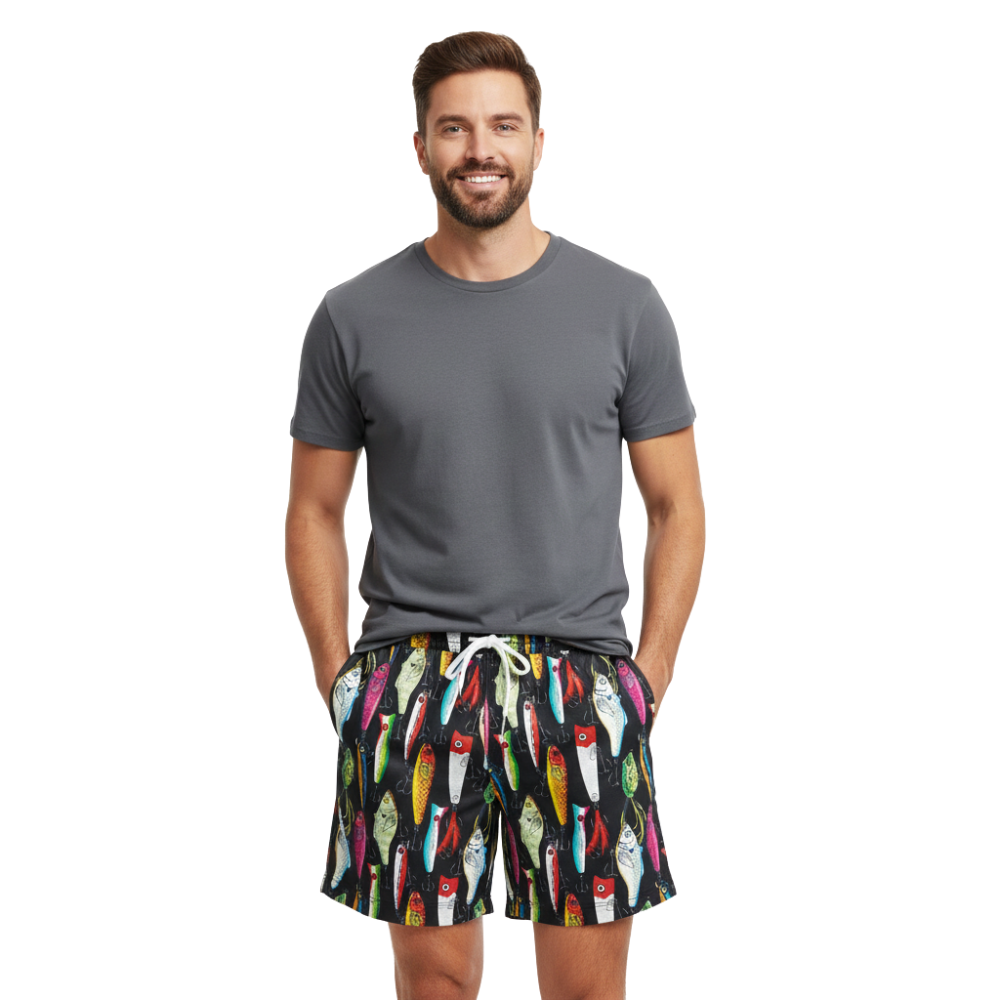 Men’s Fishing Lure Shorts – Quick Dry