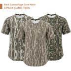 Men’s Bark Camouflage Mesh T-Shirt | Breathable Lightweight Hunting Tee
