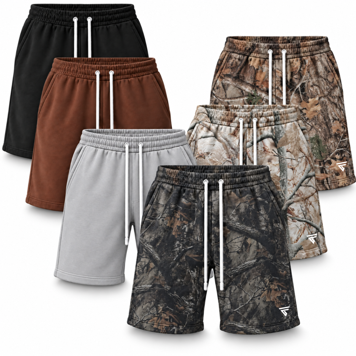 Men’s 9" Tree Camo Fleece Sweat Shorts