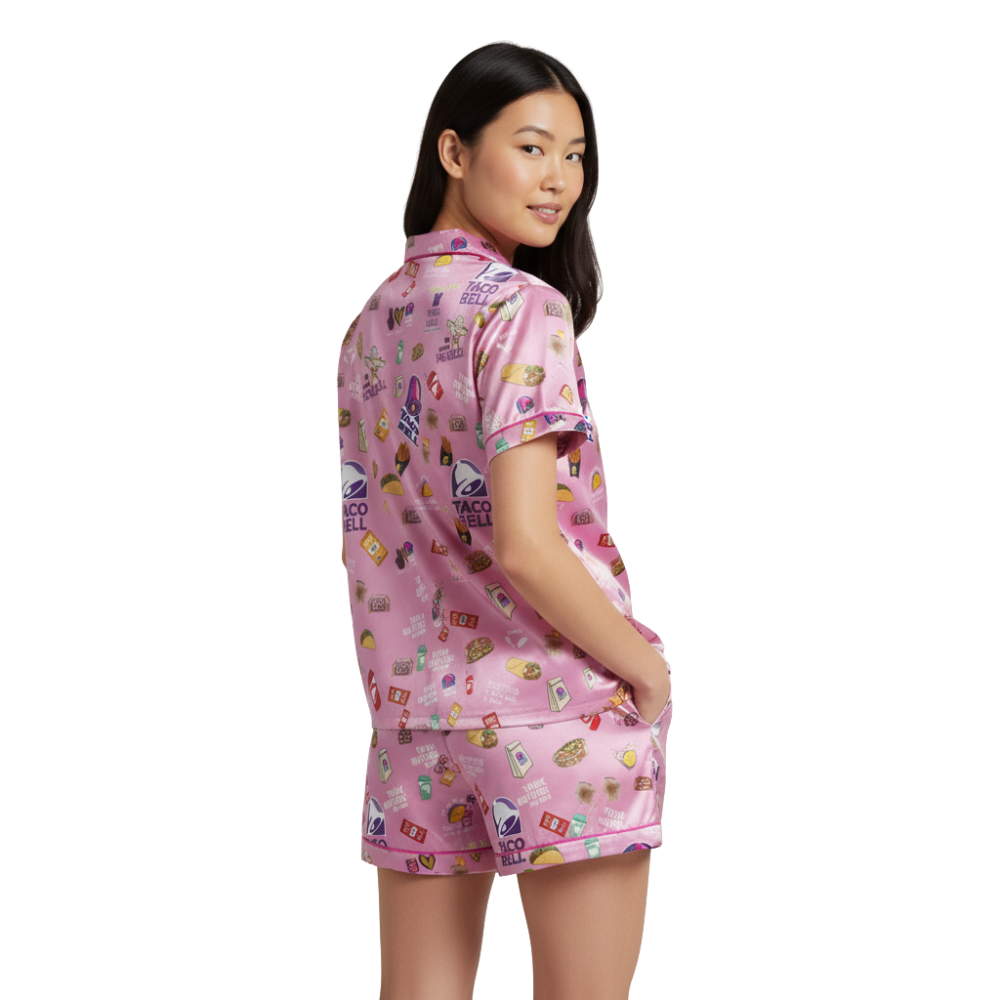 Tacobell Vibe Pajama Women's Set – Cute Comfort Sleepwear