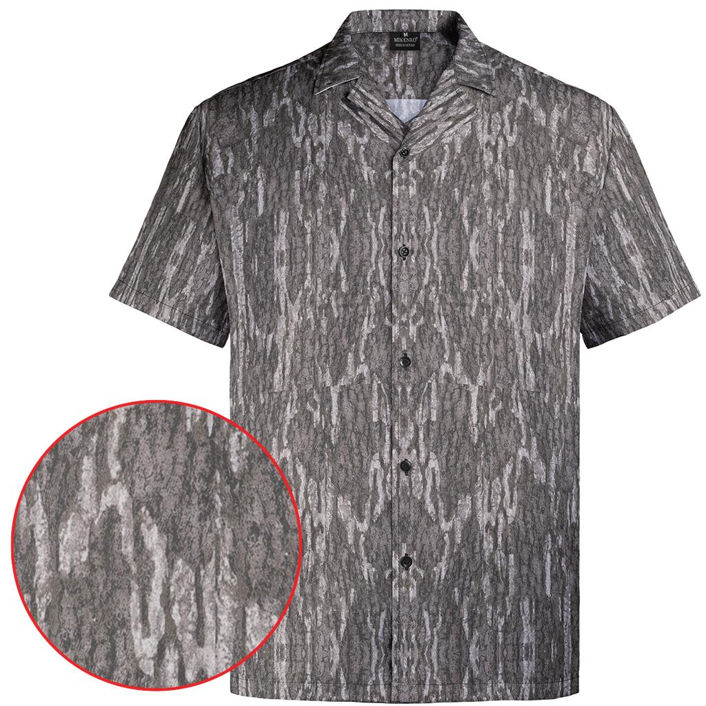 Camo Hawaiian Shirt | Forest Style, Breathable & Bold Print