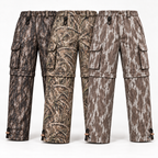 Men’s Convertible Camo Ripstop Cargo Pants – Lightweight Zip-Off Pants to Shorts for Hunting, Hiking & Fishing | Feritto