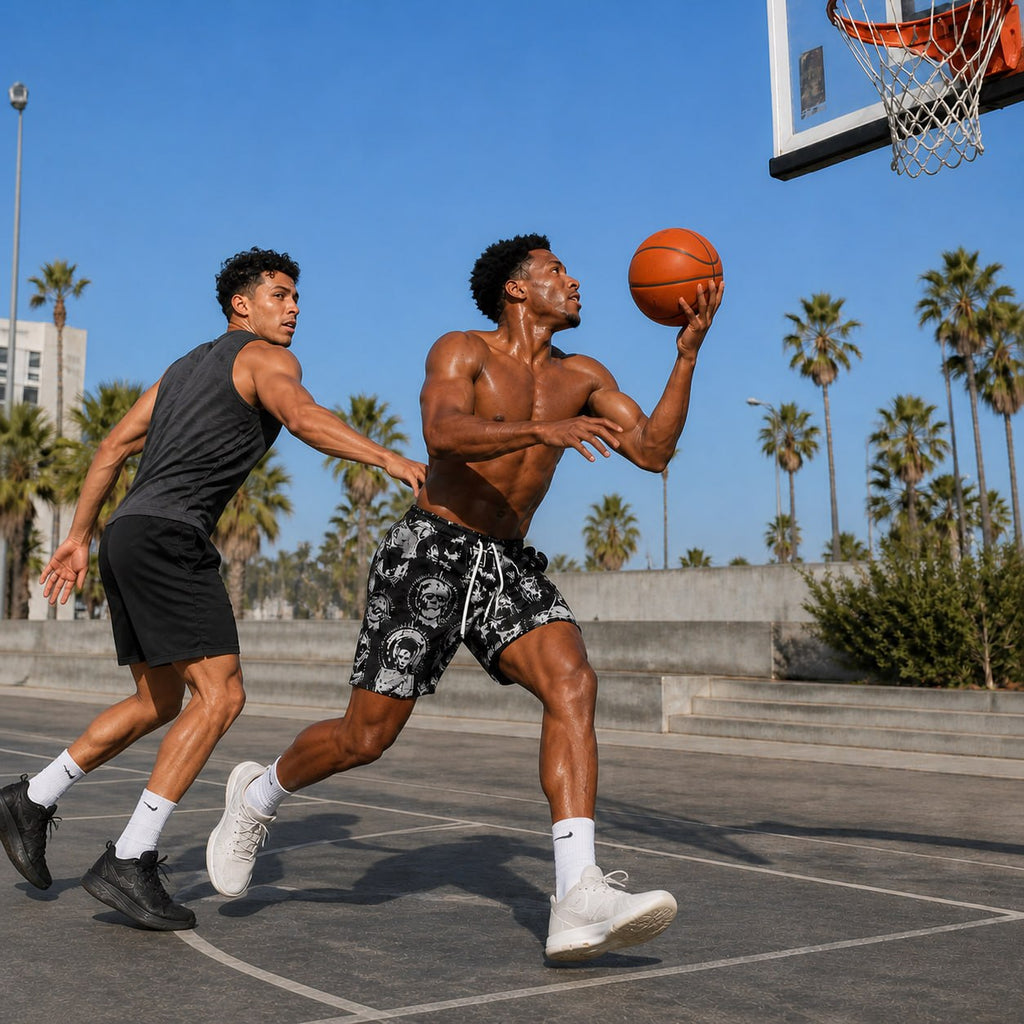 Men’s Halloween Horror Mesh Shorts, Basketball & Streetwear