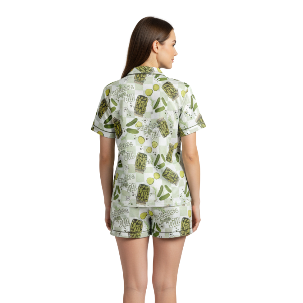 Pajamas Vintage Canned Pickles Women's Set - Sleepwear