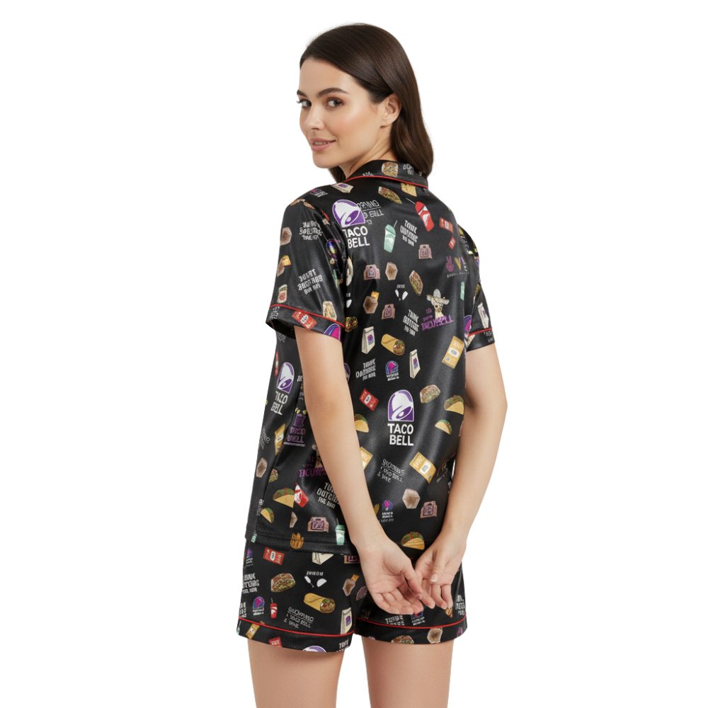 Tacobell Vibe Pajama Women's Set – Cute Comfort Sleepwear