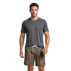 Men’s Camo Mesh Workout Shorts – Duck Hunting Print