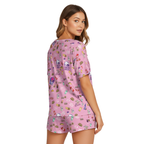 TacoBell Print Polyester Pajama Set | Soft Crew Neck Loungewear