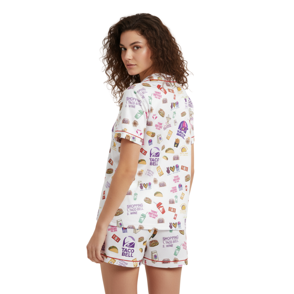 Tacobell Vibe Pajama Women's Set – Cute Comfort Sleepwear