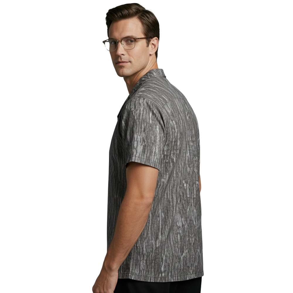 Camo Hawaiian Shirt | Forest Style, Breathable & Bold Print