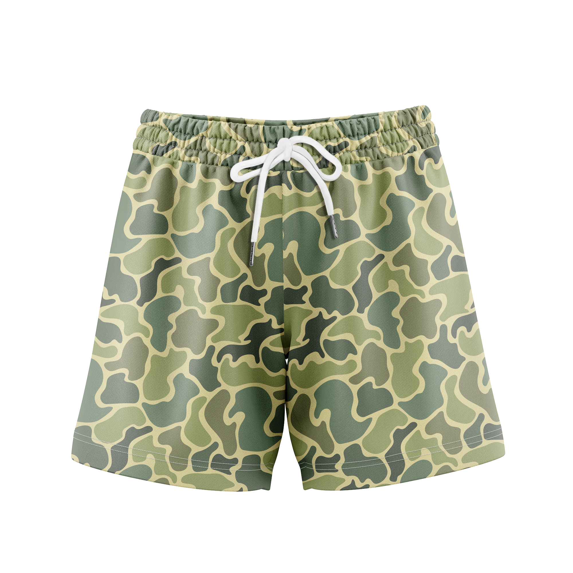 Men’s Camo Athletic Shorts – Duck Hunting Style