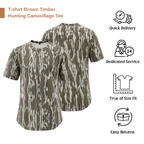 Men’s Bark Camouflage Mesh T-Shirt | Breathable Lightweight Hunting Tee