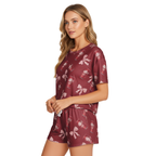 Fun Dr Pepper Printed Pajamas - Lightweight Polyester Short Set