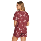 Fun Dr Pepper Printed Pajamas - Lightweight Polyester Short Set