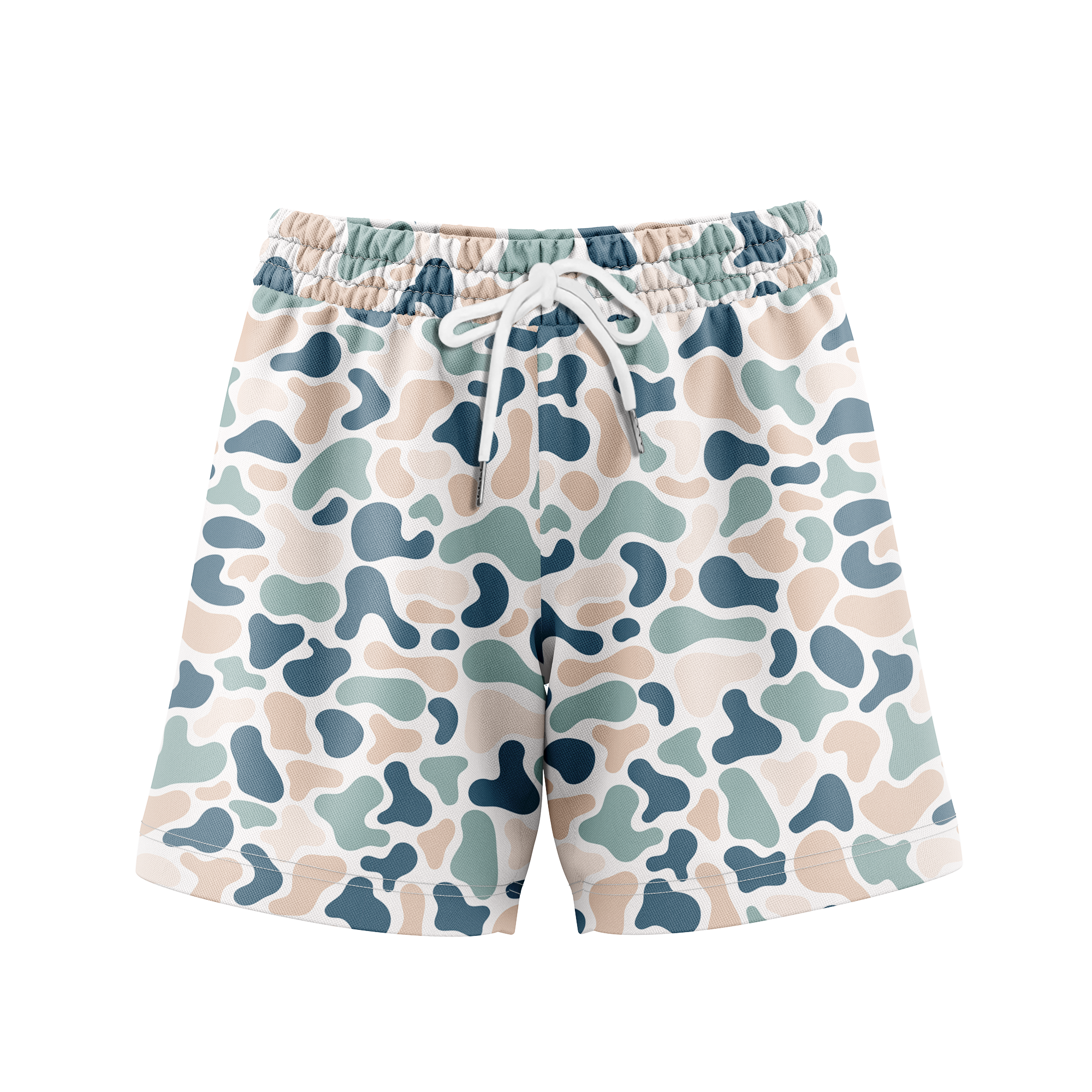 Men’s Camo Athletic Shorts – Duck Hunting Style