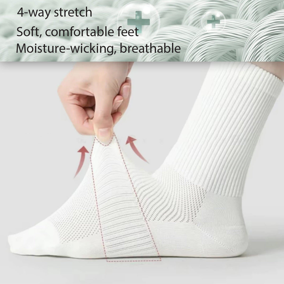 Christian Jesus Crew Socks | Cushioned Cotton Socks | Unisex Gift for Christians