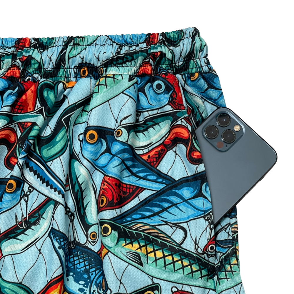 Men’s Fishing Lure Shorts – Quick Dry