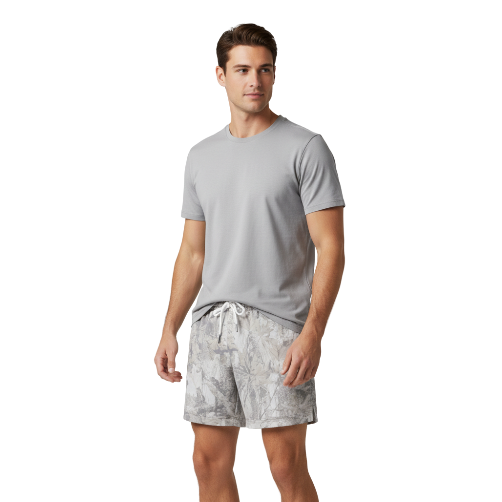 Men’s Camo Mesh Workout Shorts – Athletic Fit