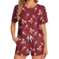 Fun Dr Pepper Printed Pajamas - Lightweight Polyester Short Set