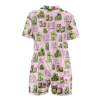 Pajamas Vintage Canned Pickles Women's Set - Lightweight Sleepwear