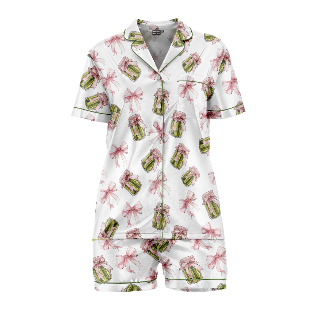 Pajamas Vintage Canned Pickles Women's Set - Sleepwear
