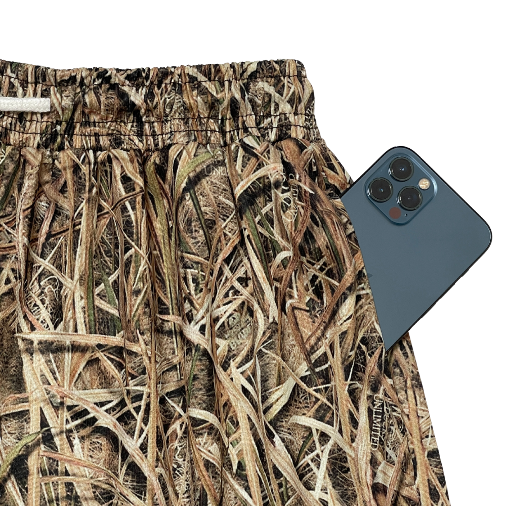 Men’s Duck Camo Shorts – Quick Dry Mesh