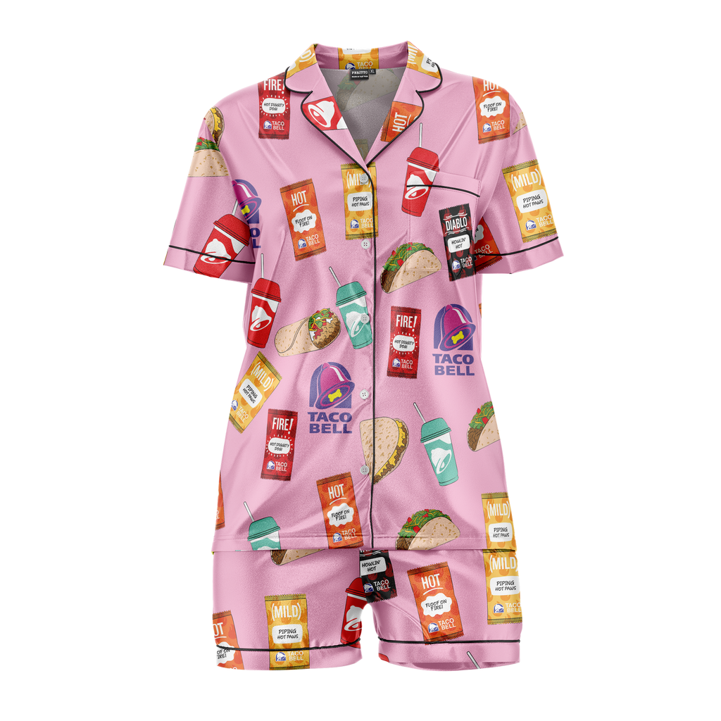 Tacobell Vibe Pajama Set – Cute Comfort Sleepwear