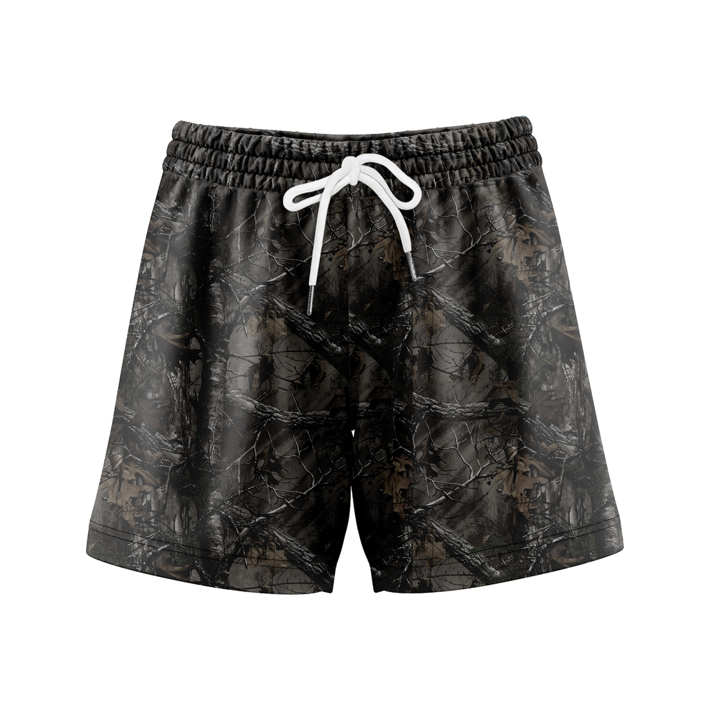 Men’s Duck Camo Sport Shorts – Breathable Mesh