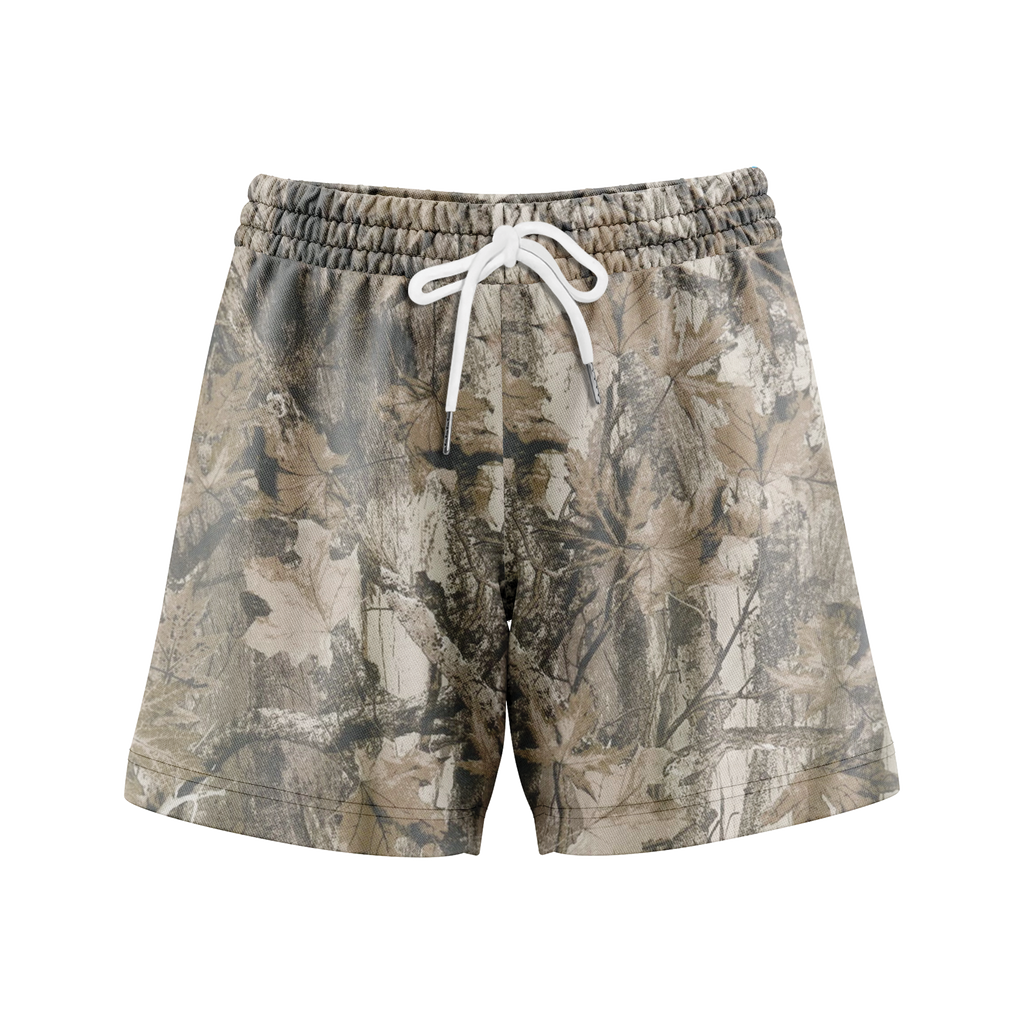 Men’s Camo Mesh Workout Shorts – Athletic Fit