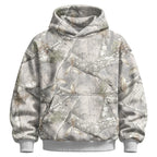 Unisex Camo Hunting Fleece Hoodie | Tree Camo & Duck Hunting Print | Outdoor & Streetwear Style