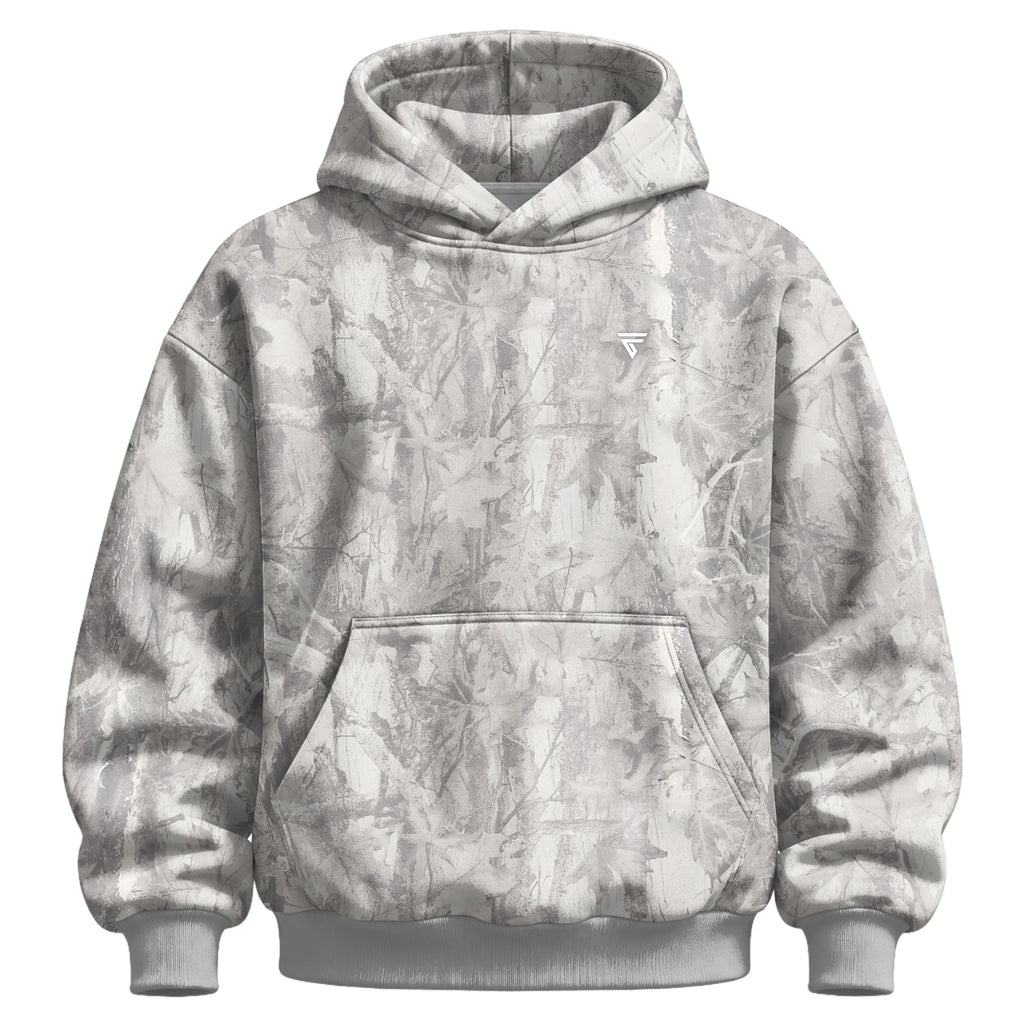 Unisex Camo Hunting Fleece Hoodie | Tree Camo & Duck Hunting Print | Outdoor & Streetwear Style