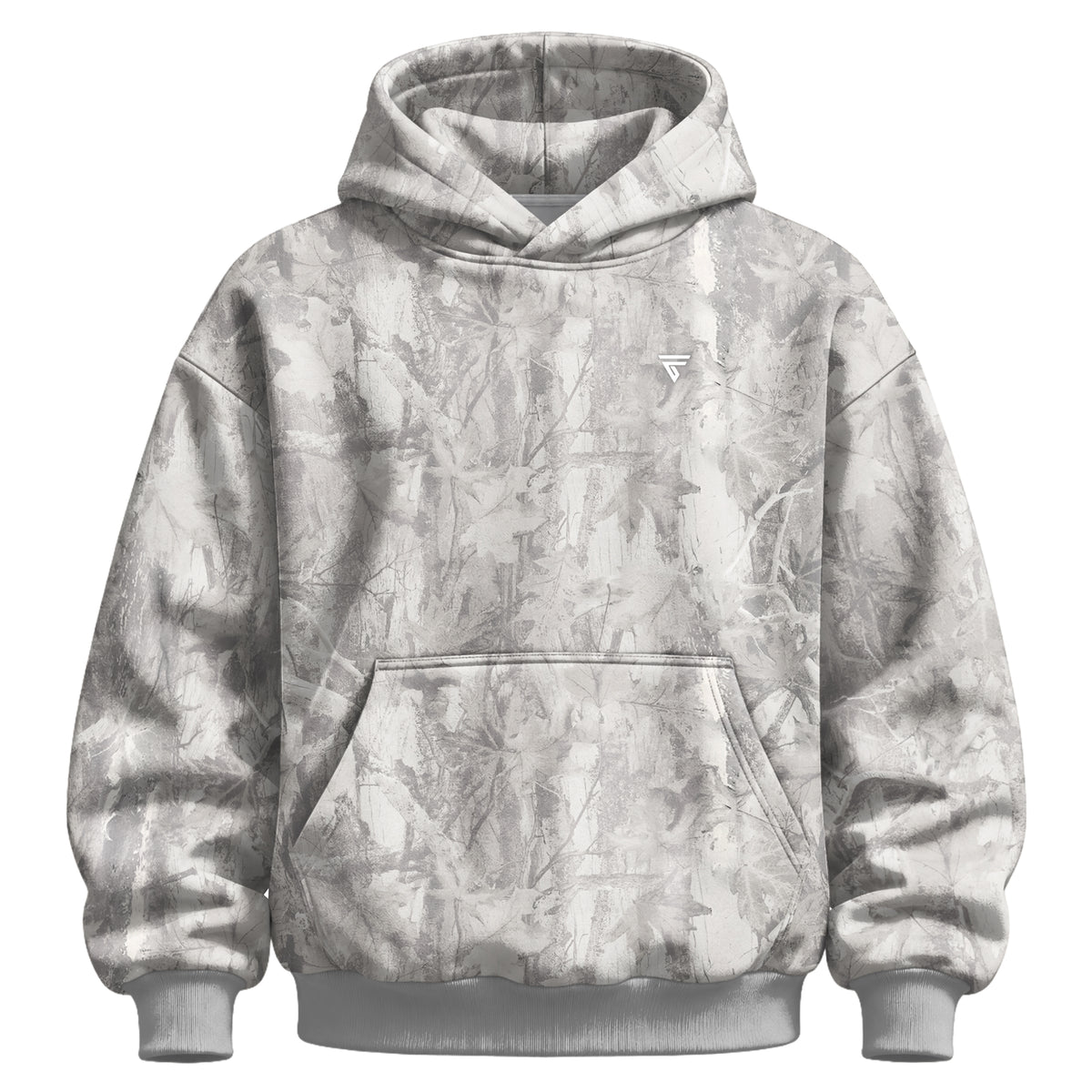 Unisex Camo Hunting Fleece Hoodie | Tree Camo & Duck Hunting Print | Outdoor & Streetwear Style