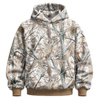 Unisex Camo Hunting Fleece Hoodie | Tree Camo & Duck Hunting Print | Outdoor & Streetwear Style