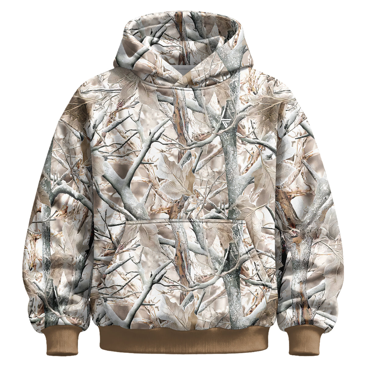 Unisex Camo Hunting Fleece Hoodie | Tree Camo & Duck Hunting Print | Outdoor & Streetwear Style