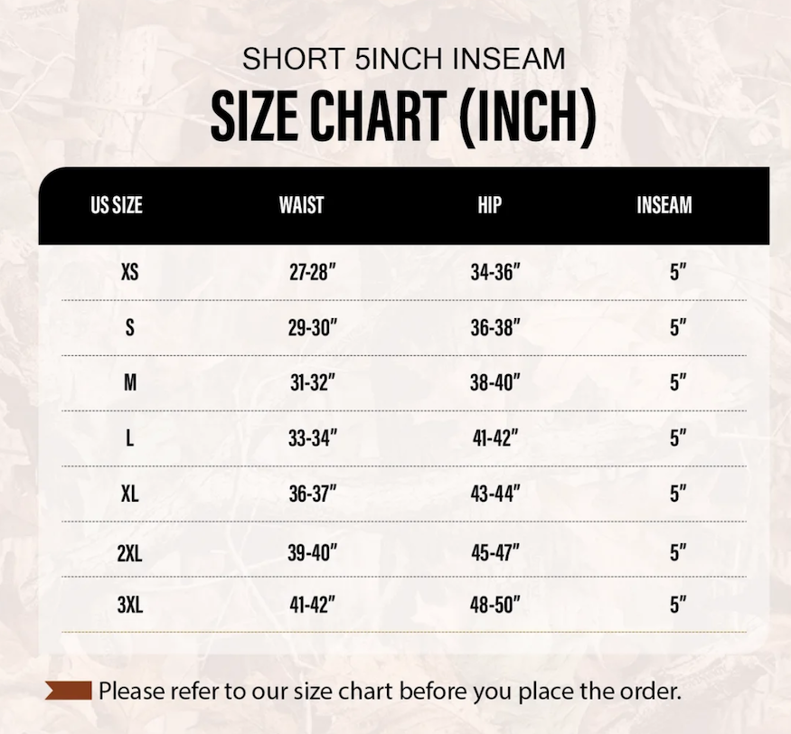 Men’s Camo Athletic Shorts – Duck Hunting Style