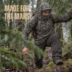 Men’s Lightweight Camo Hunting Hoodie with Built-In Face Mask
