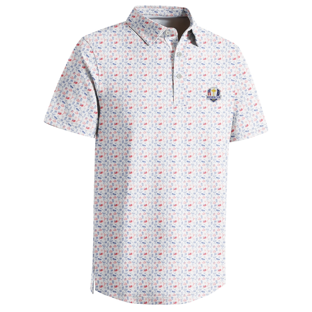 The Ryder Cup Performance Golf Polo| 4-Way Stretch & Quick-Dry Comfort