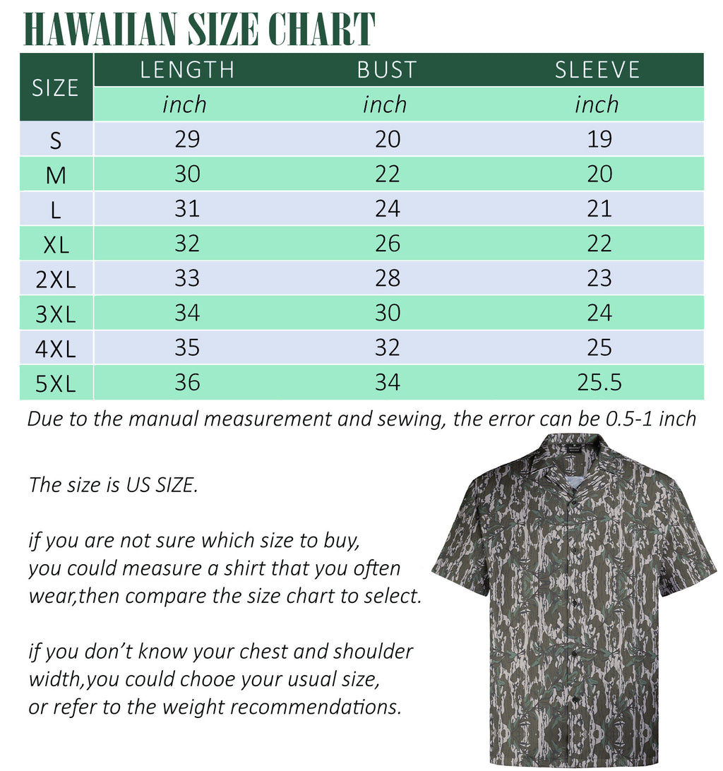 Camo Hawaiian Shirt | Forest Style, Breathable & Bold Print