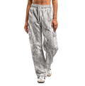 Camouflage Cargo Pants | Wide Leg & Recycled Polyester