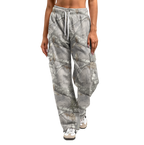 Camouflage Cargo Pants | Wide Leg & Recycled Polyester