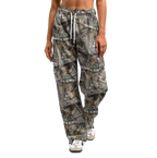 Camouflage Cargo Pants | Wide Leg & Recycled Polyester