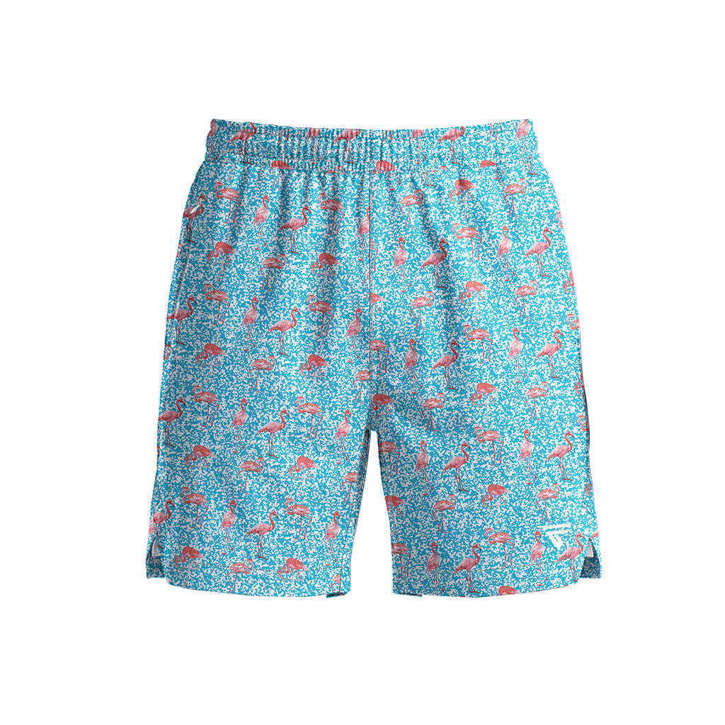 Men’s 2-in-1 Printed Swim Shorts with Compression Liner and Phone Pocket | Casual Wear & Gift for Him