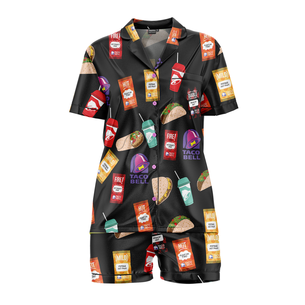 Tacobell Vibe Pajama Set – Cute Comfort Sleepwear