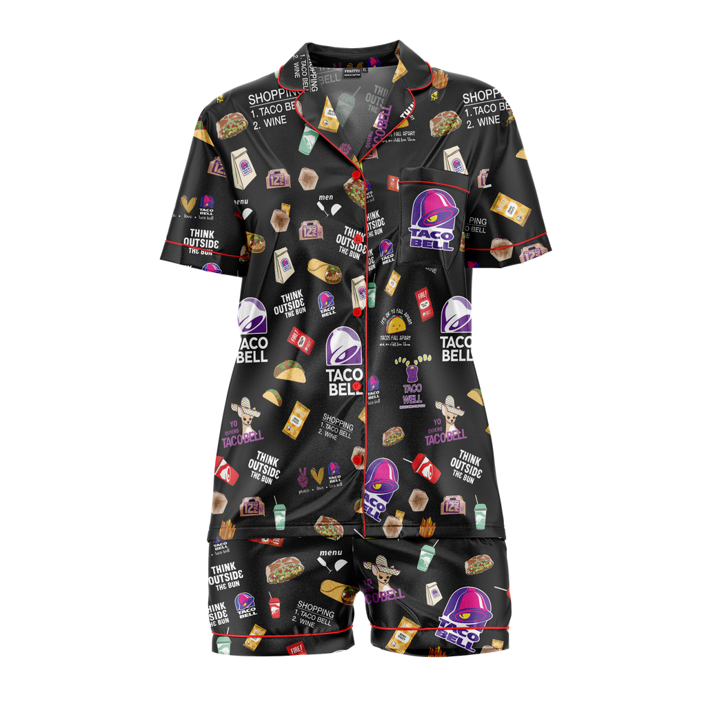Tacobell Vibe Pajama Women's Set – Cute Comfort Sleepwear
