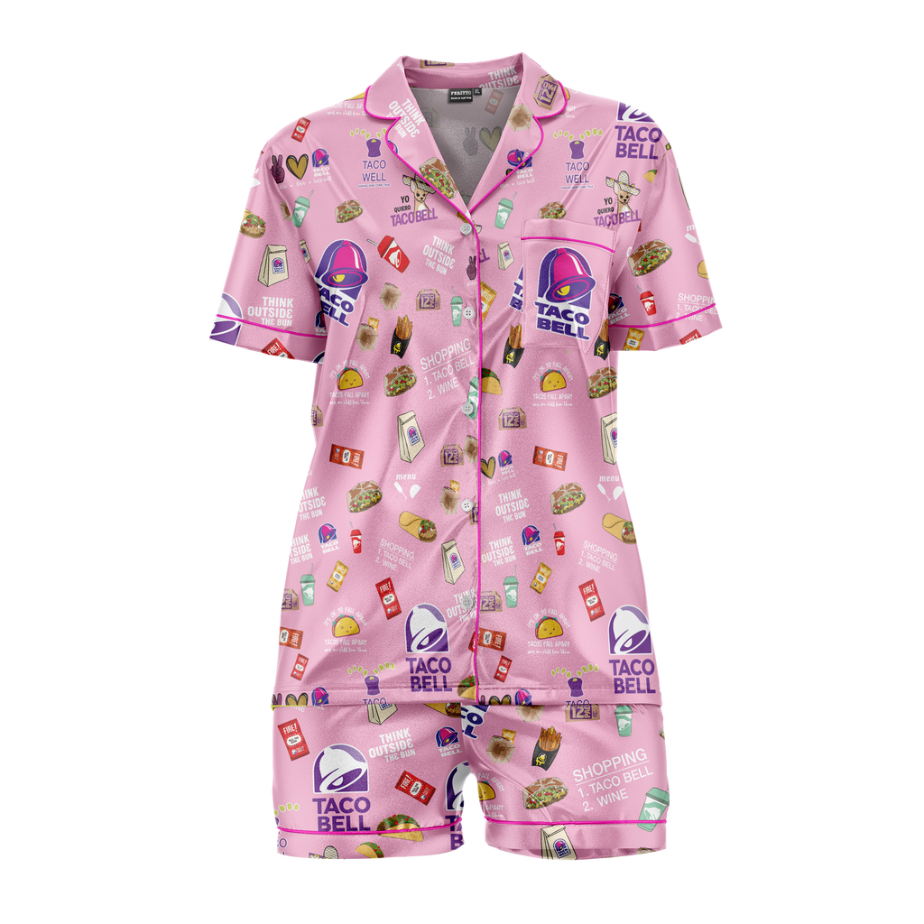 Tacobell Vibe Pajama Women's Set – Cute Comfort Sleepwear