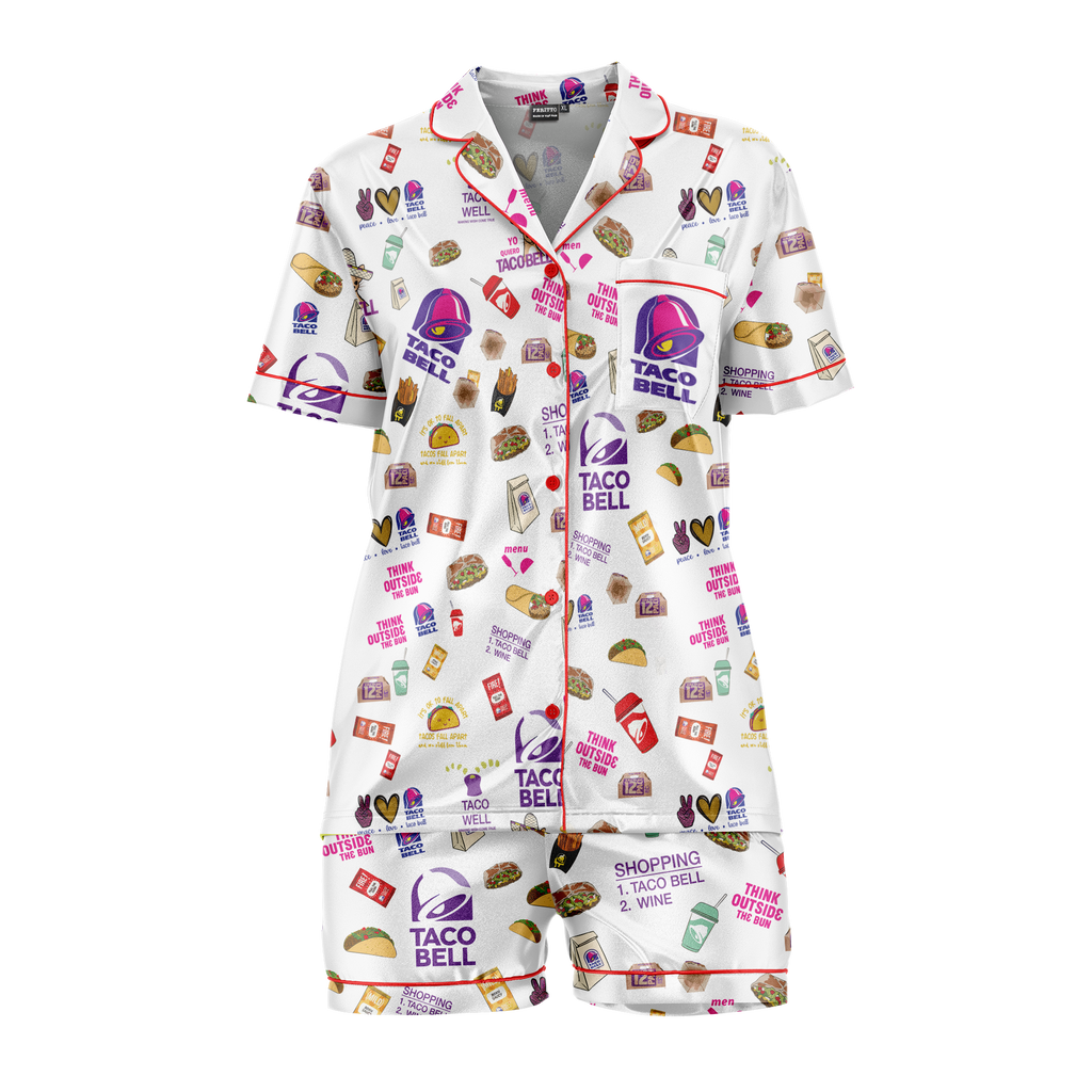 Tacobell Vibe Pajama Women's Set – Cute Comfort Sleepwear